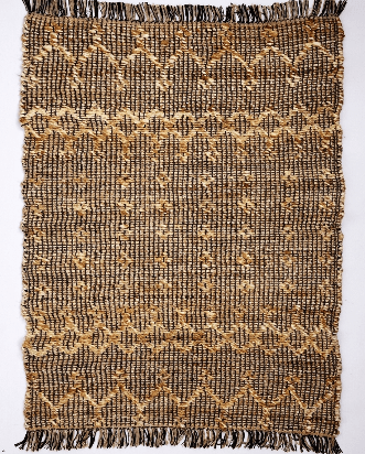 Handwoven Agra Durrie | Hemp and Cotton | GI Tagged | 2200 GSM | 3 x 5 Ft Handwoven Agra Durrie | Hemp and Cotton | GI Tagged | 2200 GSM | 3 x 5 Ft