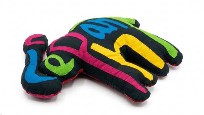 Elephant Motif Cutwork Appliqué Plush Soft Toy (Handcrafted Multicolored Elephant Appliqué Soft Toy) Elephant Motif Cutwork Appliqué Plush Soft Toy (Handcrafted Multicolored Elephant Appliqué Soft Toy)